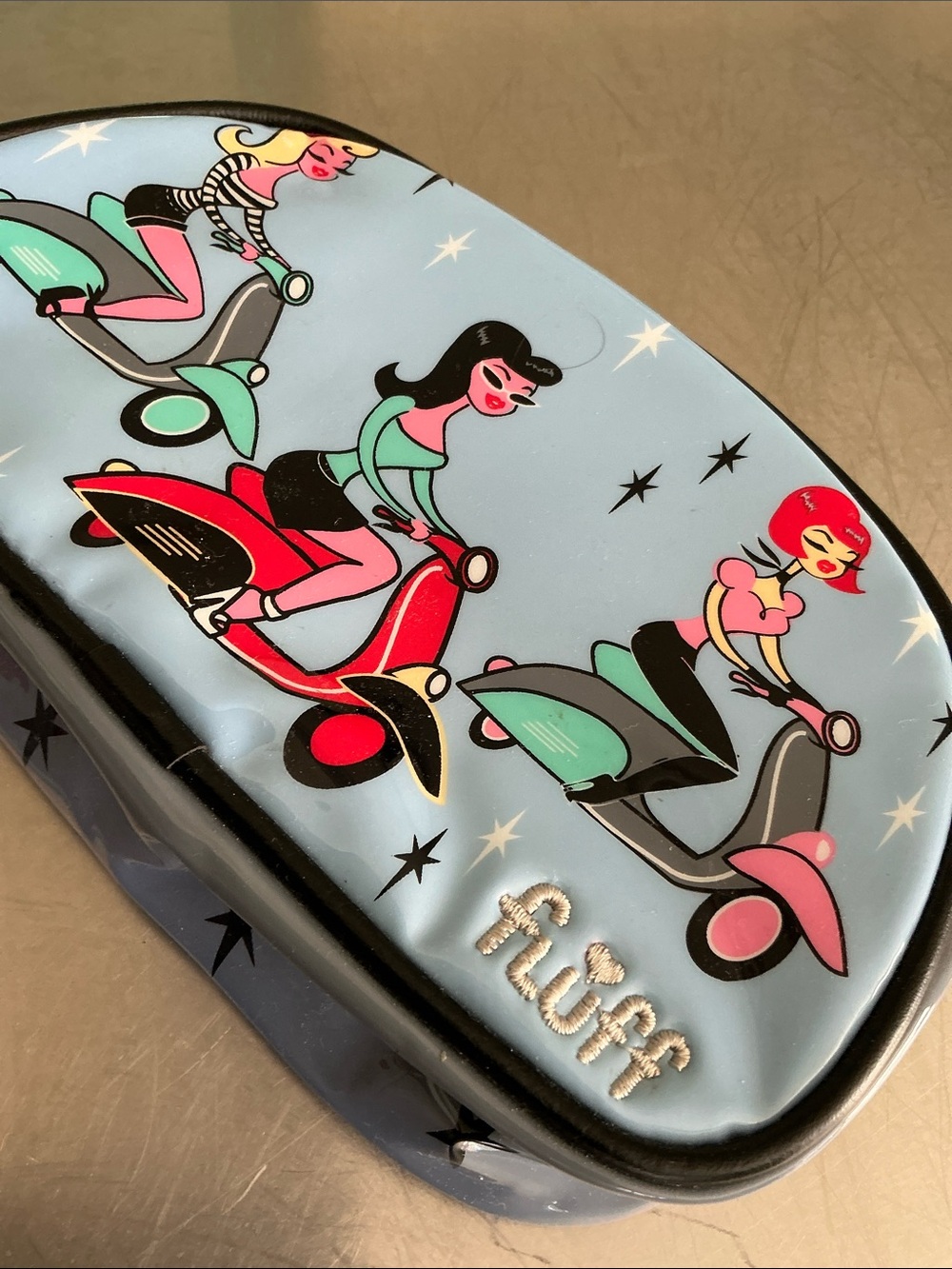 FLUFF Retro Scooter girl make up bag